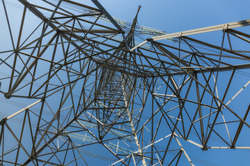 Bottom view of the power tower