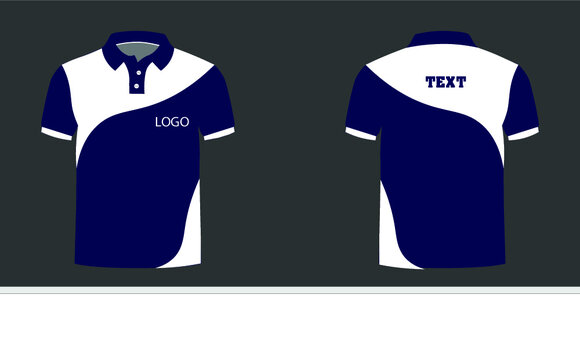 Blue & White Polo T-shirt