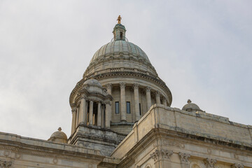 Obraz premium Rhode Island State House was built in 1904 with Neoclassical style in downtown Providence, Rhode Island RI, USA. 
