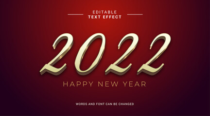 Happy new year welcome 2022 modern style color