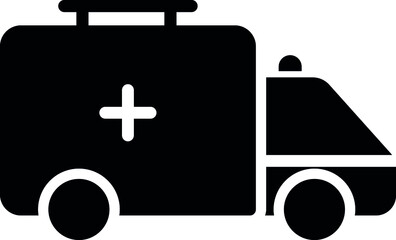 emergency icons van and motor