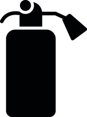 emergency icons extinguisher and protection