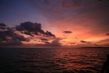 Fototapeta premium Maldives sunset