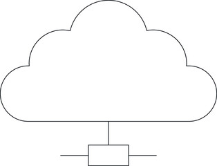 digital marketing icons data and storage