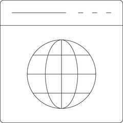 digital marketing icons web and page