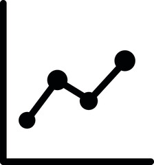 data analystics icons graph and chart
