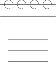 copy writing icons writing and notes