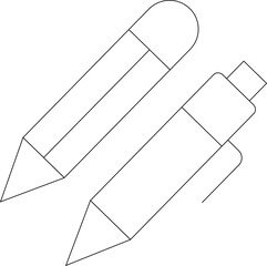 copy writing icons write and ink