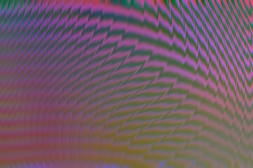 Holographic colorful neon background. Wallpaper glass pattern hologram abstract gradient