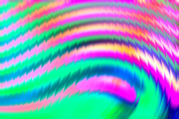 Holographic colorful neon background. Wallpaper glass pattern hologram abstract gradient