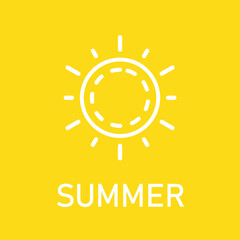 The seasons icon - winter, spring, summer and autumn.