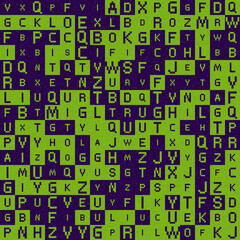 Abstract Geometric Pattern generative computational art illustration