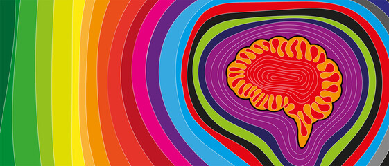 Conceptual technology illustration of artificial intelligence