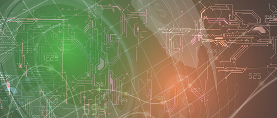 Conceptual technology illustration of artificial intelligence