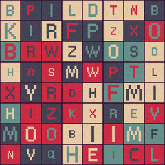 Abstract Geometric Pattern generative computational art illustration