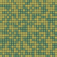 Abstract Geometric Pattern generative computational art illustration