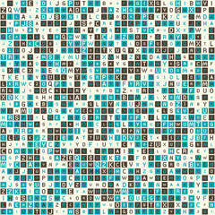 Abstract Geometric Pattern generative computational art illustration