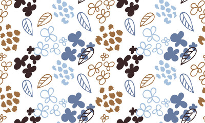 Fototapeta na wymiar seamless floral pattern. vector illustration
