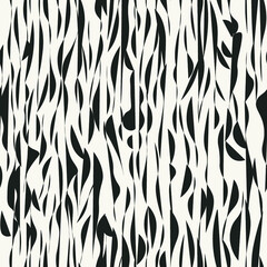 Abstract grunge endless structure. Monochrome vector background. Trendy wallpaper. Hallucinatory seamless pattern.