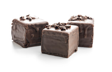 Sweet cake. Tasty chocolate dessert