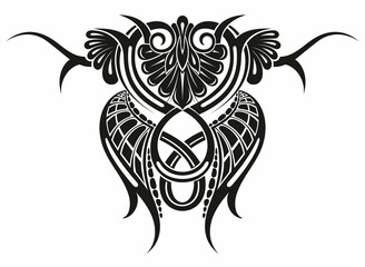 Tattoo vector design art abstract graphic illustration