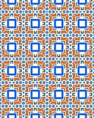 An illustration of an abstract seamless pattern