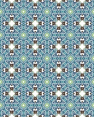An Illustration of a seamless tile pattern used as wallpaper or background
