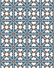An Illustration of a seamless tile floral pattern used as wallpaper or background