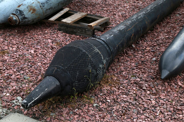 Air bombs on the ground