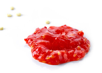 Obraz premium red hot chili pepper sauce