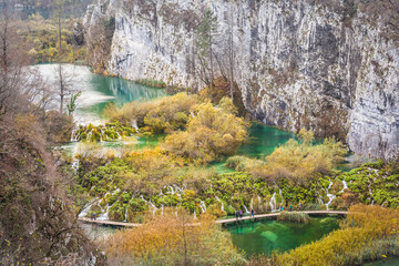 The wonderful plitvice croatian national park