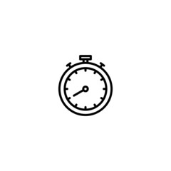 Stopwatch icon, Stopwatch sign vector
