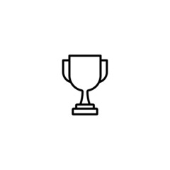 Trophy icon, trophy sign vector