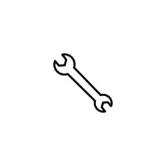 Wrench icon vector