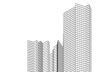 Fototapeta premium architectural drawing vector illustration
