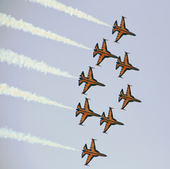 airplane in the sky