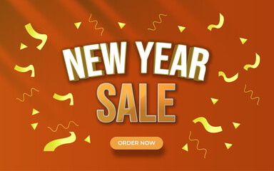 modern background New year sale