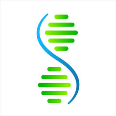 DNA vector logo icon clipart high resolution