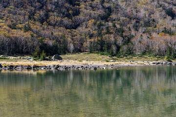 秋の五色沼