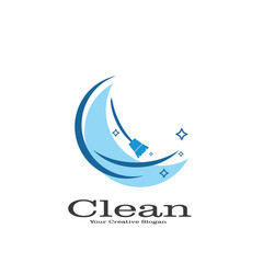 Cleaning logo and symbol ilustration vector template