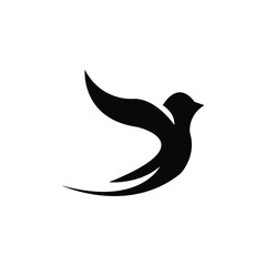 Abstract Bird logo design template