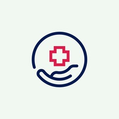 Health care logo design inspiration vector template