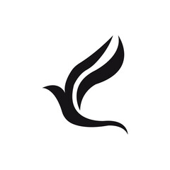 Abstract Bird logo design template