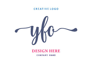 YFO lettering logo is simple, easy to understand and authoritative
