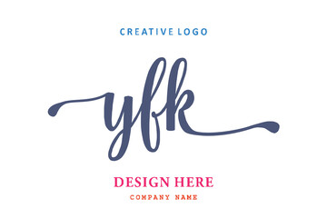 YFK lettering logo is simple, easy to understand and authoritative