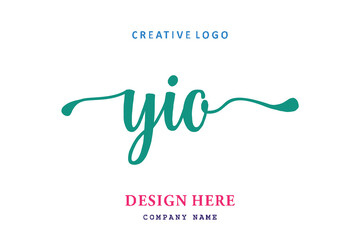 YIO lettering logo is simple, easy to understand and authoritative
