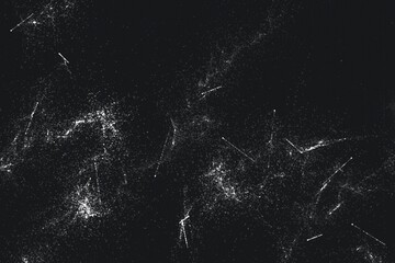 Dust and Scratched Textured Backgrounds.Grunge white and black wall background.Dark Messy Dust Overlay Distress Background. Easy To Create Abstract Dotted, Scratched.