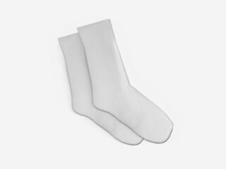 Socks 3D Illustration Mockup Scene