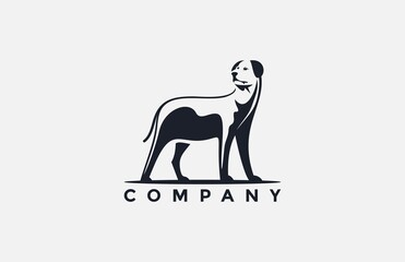  Dog Minimalist Illustrative Logo