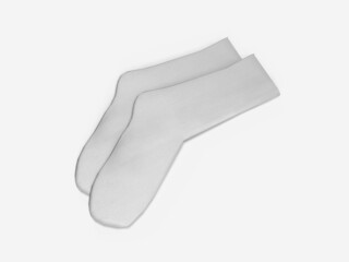 Socks 3D Illustration Mockup Scene